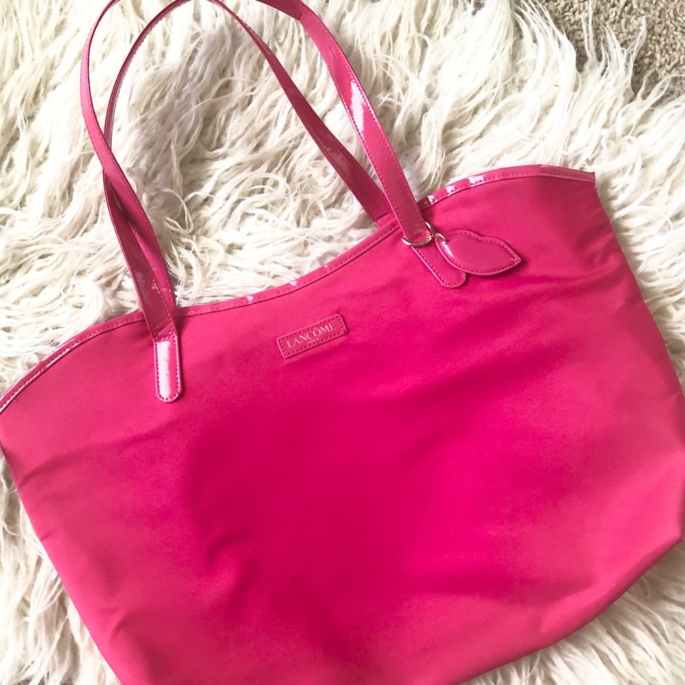 Pink Lancôme Tote Bag